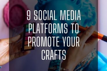 social media to promote crafts